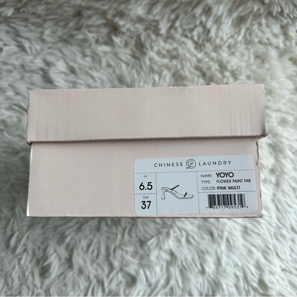 Chinese Laundry Heeled Sandal Floral New In Box Size 6.5 - Picture 6 of 6